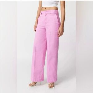 Dickies pink women’s wide leg pants